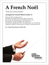 A French Noel Concert Band sheet music cover